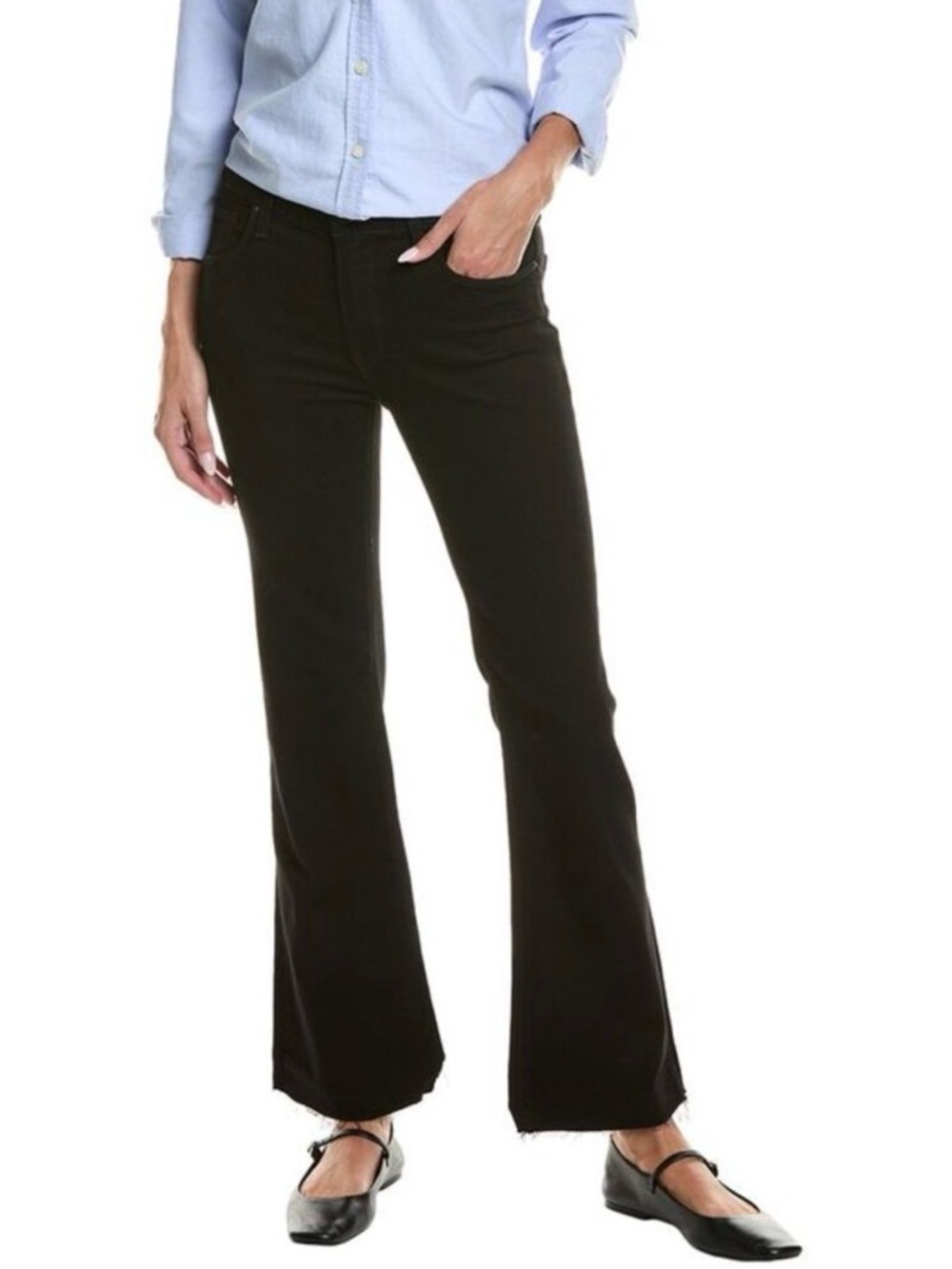 Hudson Jeans Black Flare Jeans - Picture 3 of 16